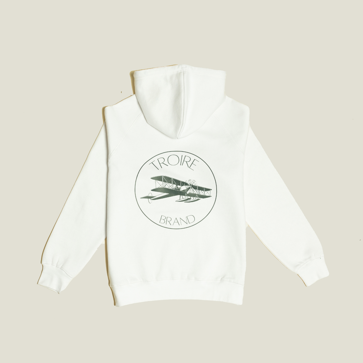 Classic white hoodie