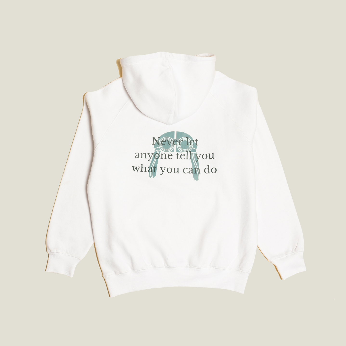 Essence white hoodie
